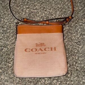Coach tan crossbody